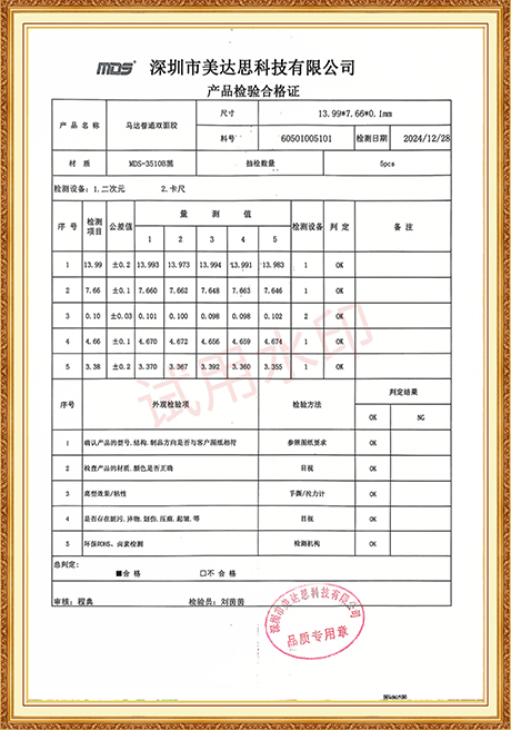 Certificate Of Honor