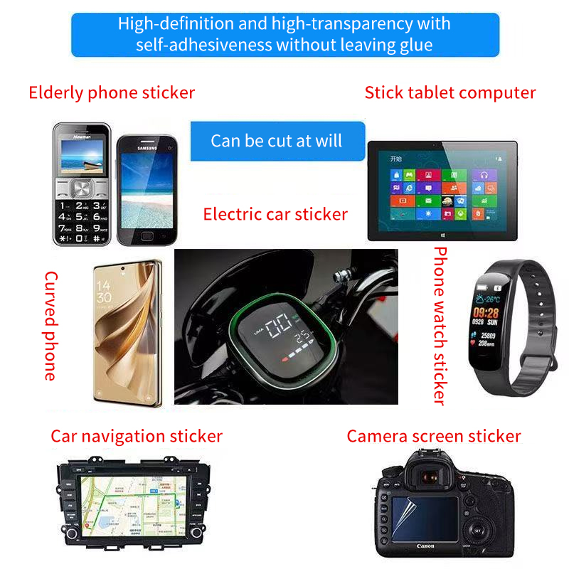 High Definition Self-adhesive Soft Film/Hydrogel Film